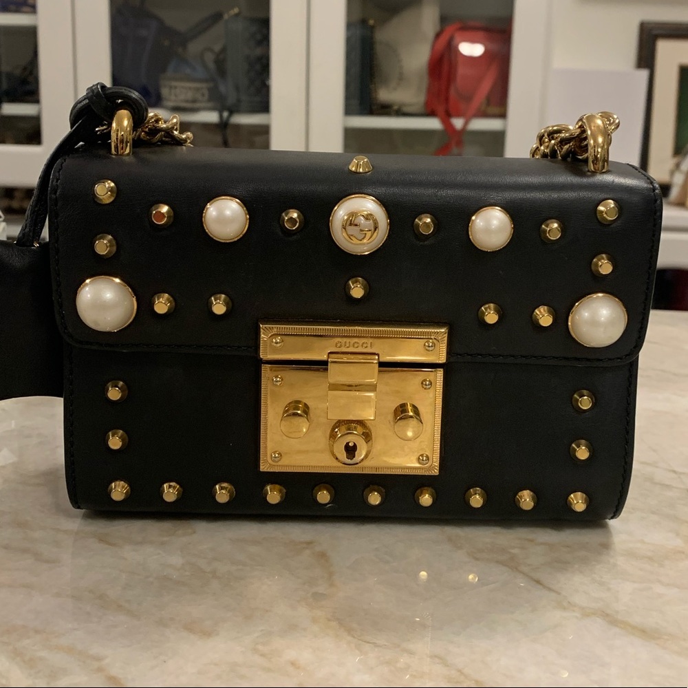 Gucci Padlock Pearl Small Shoulder Bag